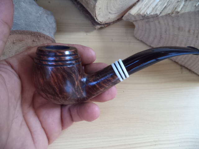 PIPA ANGELO HAND MADE FREE STYLE 9 MADE IN ITALY SMOKING PIPE PFEIFE NEW